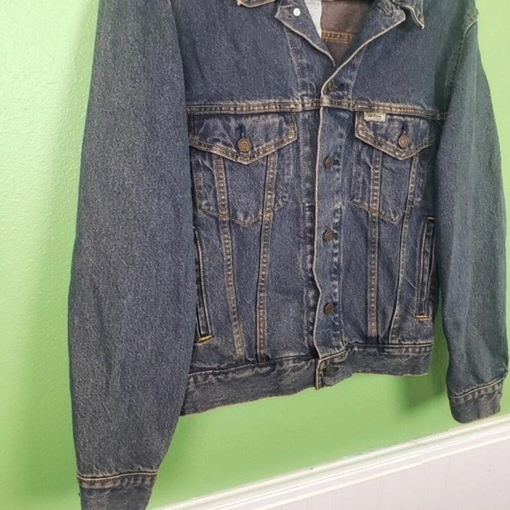 Men's Vintage Levi Strauss Signature Preimum Denim Button Up Jacket Size Small - Picture 4 of 14